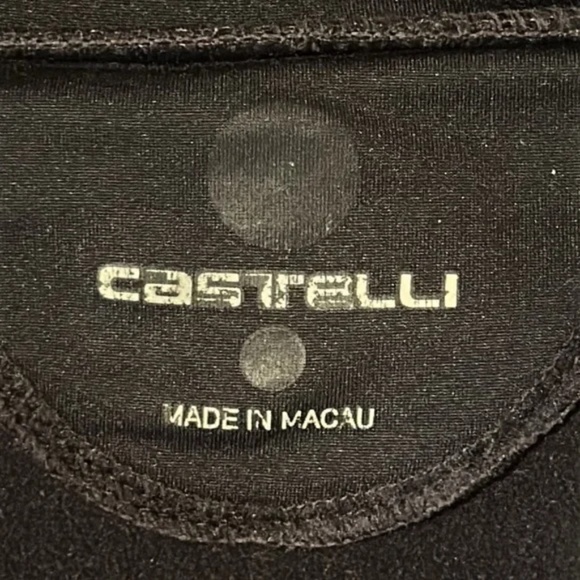 Castelli Long Sleeve Cycling Jersey Black Quarter Zip Mens Size Medium - Picture 2 of 7